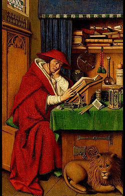 Jan Van Eyck Saint Jerome in His Study